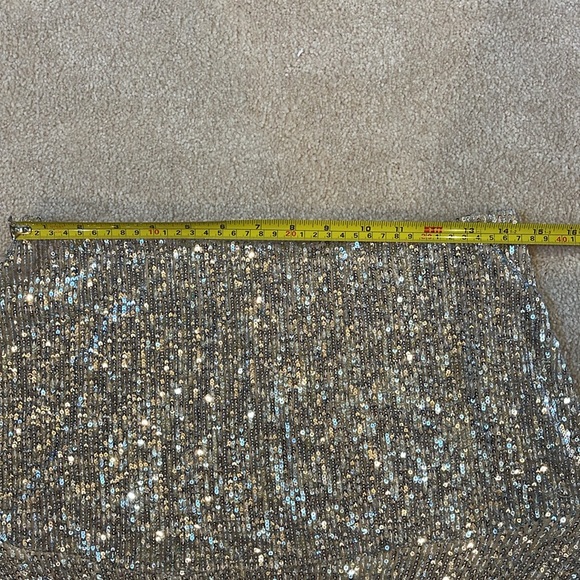 Free people, medium, mini skirt, champagne sequence - Picture 7 of 8